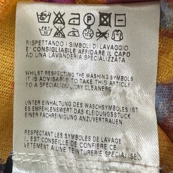 FUZZI Jean Paul Gaultier Y2K Colorful Abstract Mesh Long Sleeve Mini Dress Small - Picture 10 of 10